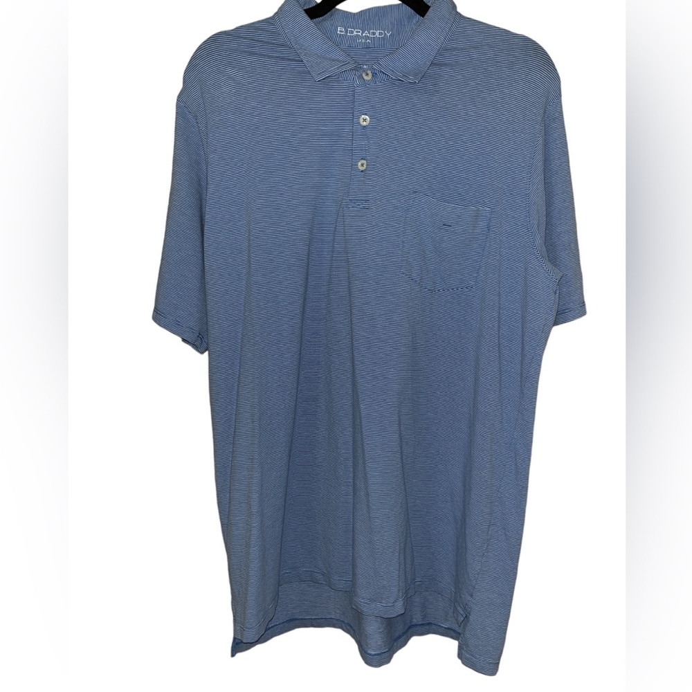 Lot of 2 B. Draddy striped polos